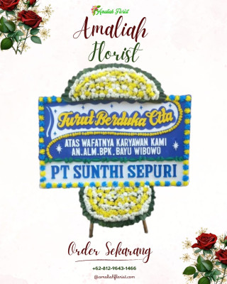 Papan Bunga Duka di Siantar Marimbun