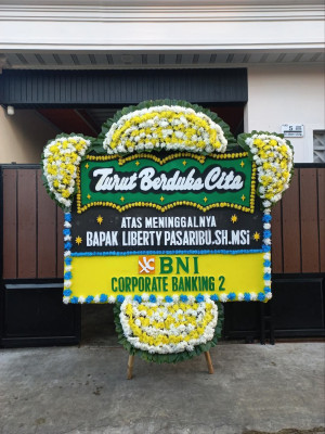 Papan Bunga Duka di Siantar Marimbun
