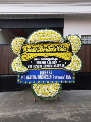 Papan Bunga Duka di Siantar Marimbun