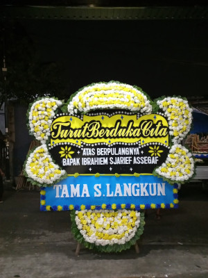 Papan Bunga Duka di Siantar Marimbun