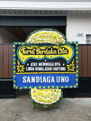 Papan Bunga Duka di Siantar Marimbun